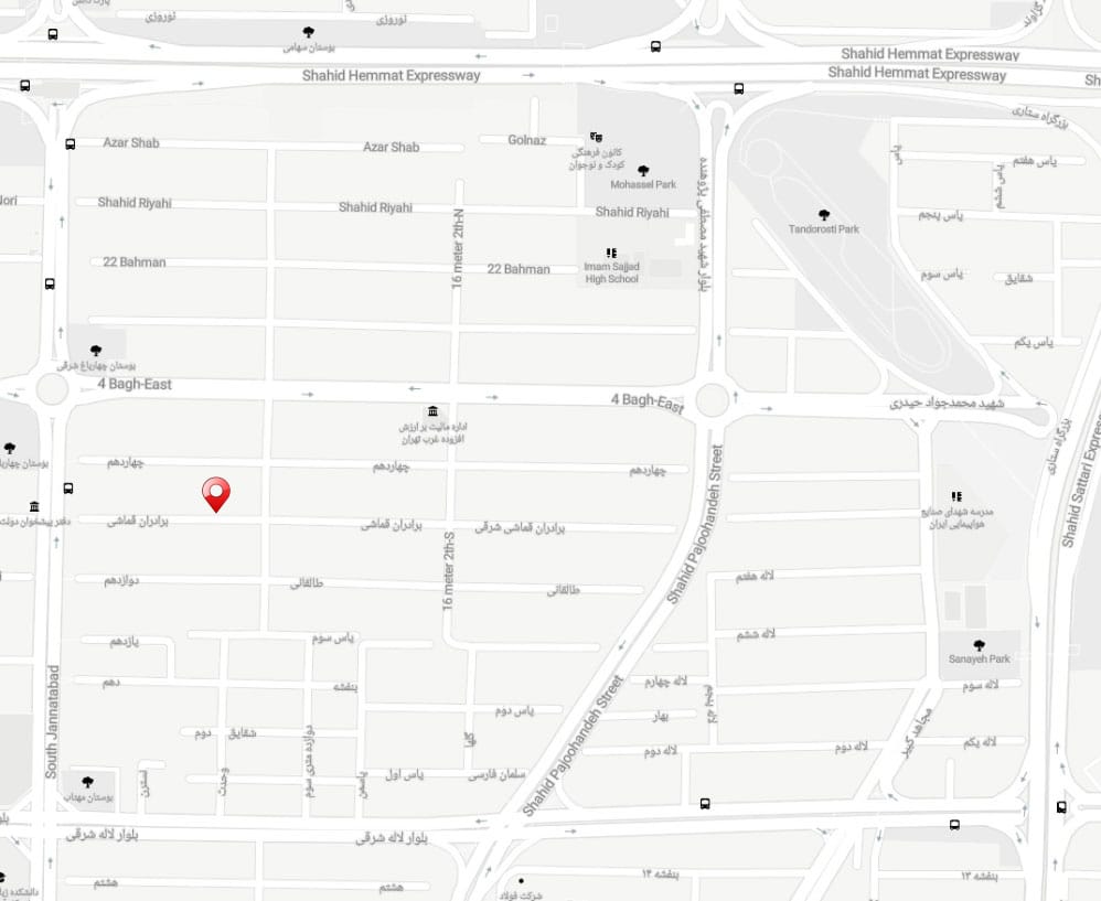 پرلایک  روی نقشه